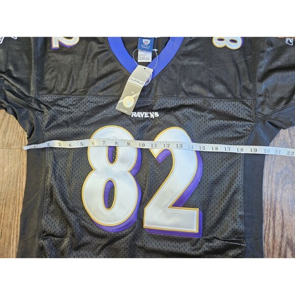 Torrey Smith #82 Baltimore Ravens Reebok On Field Jersey Black Sz XL 16-18  NWT - Picture 9 of 15